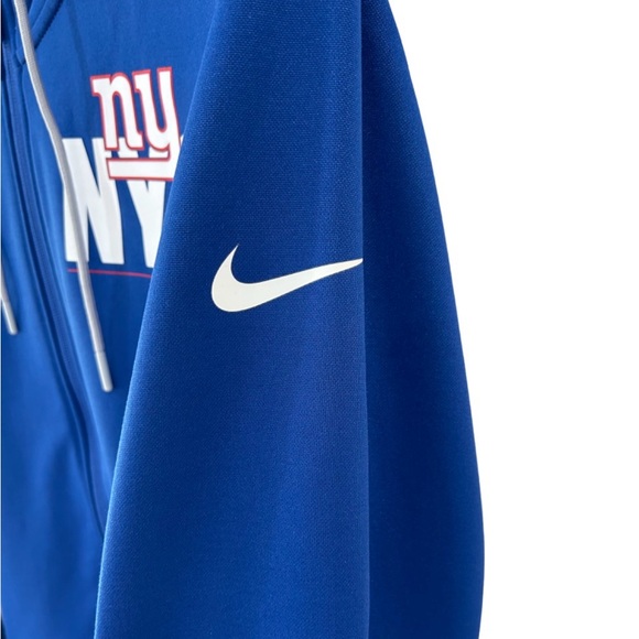Nike New York Giants men’s Mascot full zip hoodie L blue grey NFL jacket NWT - Picture 4 of 8